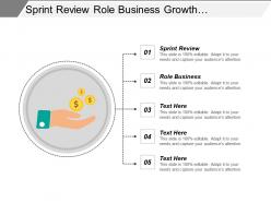 Sprint review role business growth development process organization
