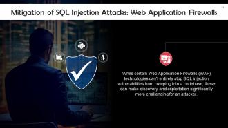 SQL Injection Types In Cyber Security Training Ppt Customizable Content Ready