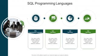 SQL Programming Languages In Powerpoint And Google Slides Cpb