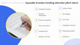Squadle Investor Funding Elevator Pitch Deck Ppt Template Colorful Graphical