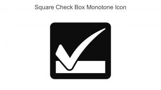 Square Check Box Monotone Icon In Powerpoint Pptx Png And Editable Eps Format