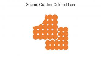 Square Cracker Colored Icon In Powerpoint Pptx Png And Editable Eps Format