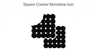 Square Cracker Monotone Icon In Powerpoint Pptx Png And Editable Eps Format