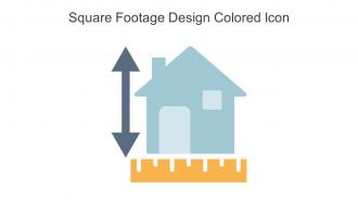 Square Footage Design Colored Icon In Powerpoint Pptx Png And Editable Eps Format
