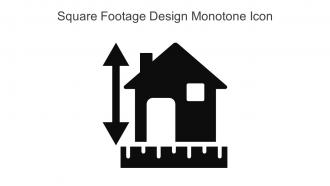 Square Footage Design Monotone Icon In Powerpoint Pptx Png And Editable Eps Format