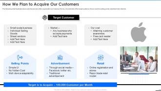 Square how we plan to acquire our customers ppt powerpoint presentation