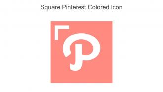 Square Pinterest Colored Icon In Powerpoint Pptx Png And Editable Eps Format