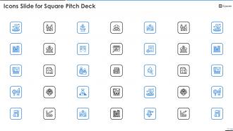 Square pitch deck ppt template