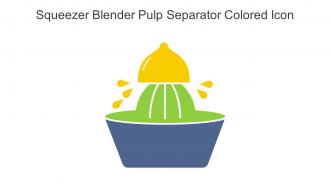 Squeezer Blender Pulp Separator Colored Icon In Powerpoint Pptx Png And Editable Eps Format