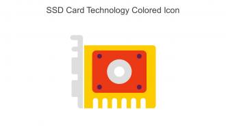 SSD Card Technology Colored Icon In Powerpoint Pptx Png And Editable Eps Format