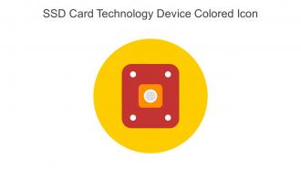 SSD Card Technology Device Colored Icon In Powerpoint Pptx Png And Editable Eps Format