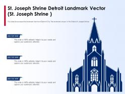 St joseph shrine detroit landmark vector st joseph shrine ppt template