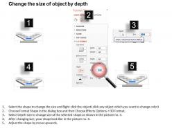 St v shape diagram with analysis curve powerpoint template