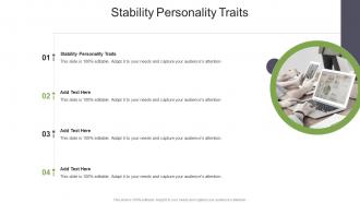 Stability Personality Traits In Powerpoint And Google Slides Cpb
