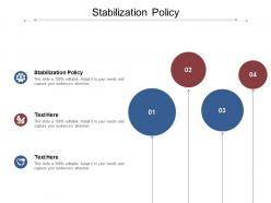 Stabilization policy ppt powerpoint presentation layouts layout cpb