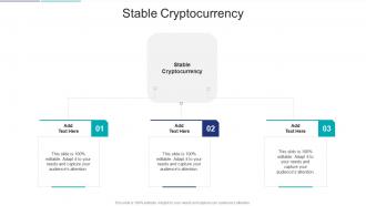 Stable Cryptocurrency In Powerpoint And Google Slides Cpb