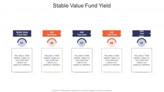 Stable Value Fund Yield In Powerpoint And Google Slides Cpb