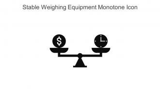 Stable Weighing Equipment Monotone Icon In Powerpoint Pptx Png And Editable Eps Format