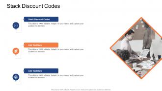 Stack Discount Codes In Powerpoint And Google Slides Cpb