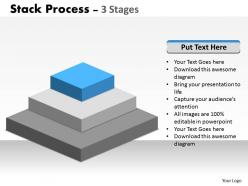Stack process 3 stages for marketing 17