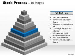 Stack process with 10 stages