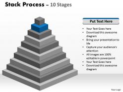 Stack process with 10 stages