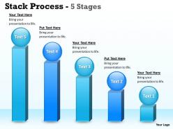 Stack process with 5 stages
