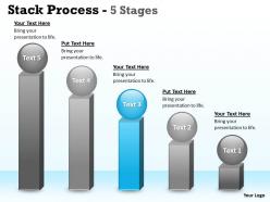Stack process with 5 stages