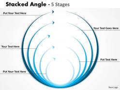 Stacked angle design Stacked angle design