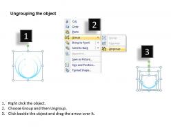 Stacked angle round blue 3