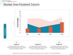 Stacked area clustered column business expenses summary ppt portrait