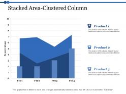 Stacked area clustered column ppt powerpoint presentation file gallery