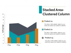 Stacked area clustered column ppt powerpoint presentation visual aids example file