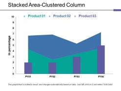 Stacked area clustered column ppt rules