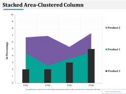 Stacked area clustered column ppt styles themes