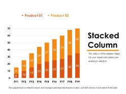 Stacked column powerpoint templates microsoft