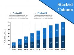 Stacked column ppt styles