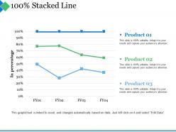Stacked line ppt styles slide portrait