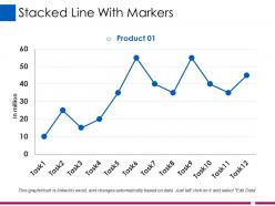 Stacked line with markers ppt gallery