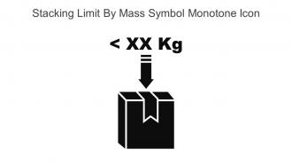 Stacking Limit By Mass Symbol Monotone Icon In Powerpoint Pptx Png And Editable Eps Format