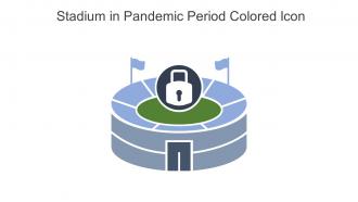Stadium In Pandemic Period Colored Icon In Powerpoint Pptx Png And Editable Eps Format