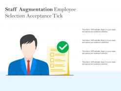 Staff Augmentation Employee Selection Acceptance Tick