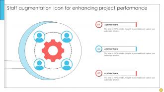 Staff Augmentation Icon For Enhancing Project Performance