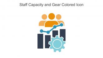 Staff Capacity And Gear Colored Icon In Powerpoint Pptx Png And Editable Eps Format