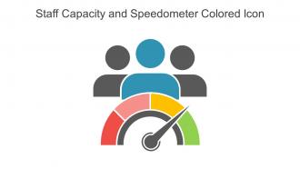 Staff Capacity And Speedometer Colored Icon In Powerpoint Pptx Png And Editable Eps Format