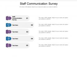 Staff communication survey ppt powerpoint presentation styles template cpb