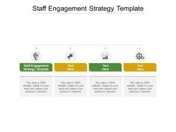 Staff engagement strategy template ppt powerpoint presentation show microsoft cpb