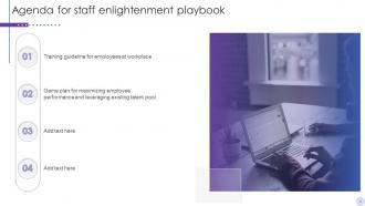 Staff Enlightenment Playbook Powerpoint Presentation Slides
