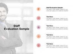 Staff evaluation sample ppt powerpoint presentation icon slideshow cpb