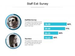 Staff exit survey ppt powerpoint presentation gallery graphics cpb